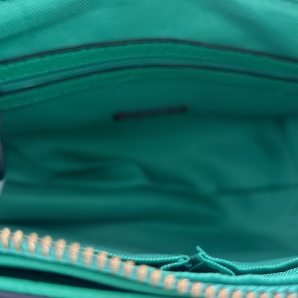 Solid Green Crossbody Bag by Merona with Goldtone Hardware - Picture 8 of 11